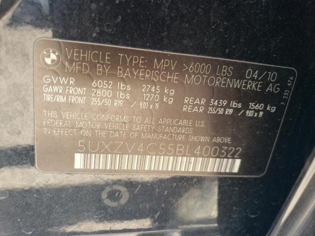 Lot #2473111802 2011 BMW X5 XDRIVE3 salvage car