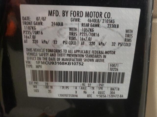 1FMCU93168KB10752 2008 Ford Escape Xlt