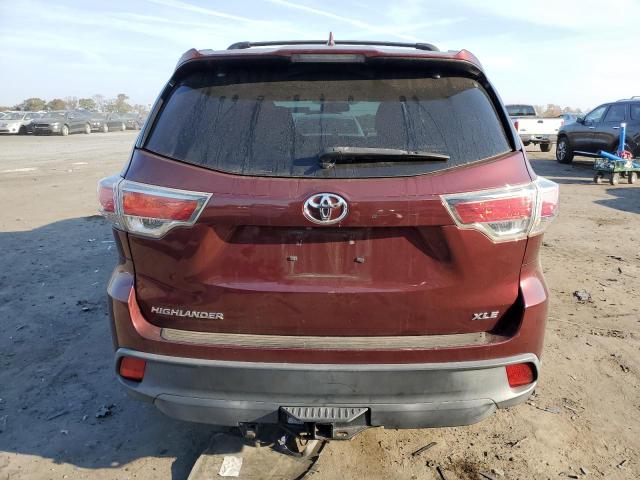 VIN 5TDKKRFH7ES031464 2014 Toyota Highlander, Xle no.6