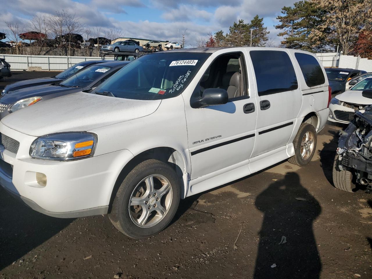 1GBDV13W58D198141 2008 Chevrolet Uplander Incomplete