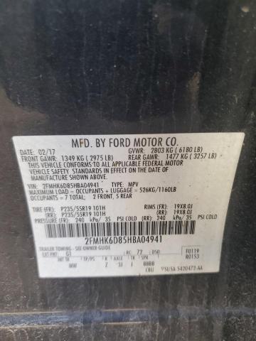 2FMHK6D85HBA04941 | 2017 FORD FLEX LIMIT