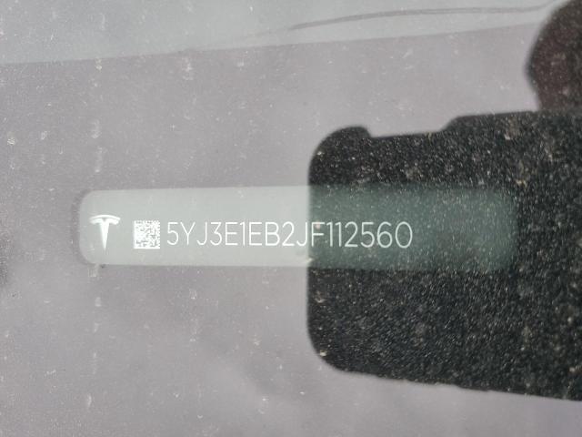 5YJ3E1EB2JF112560 | 2018 Tesla model 3