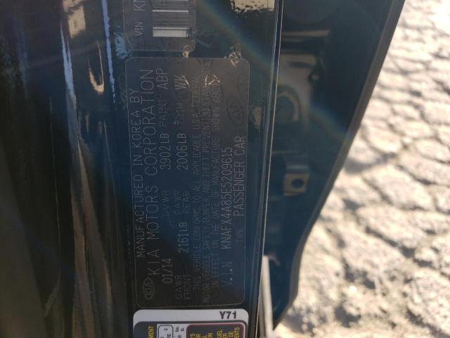 KNAFX4A85E5209615 KIA FORTE EX