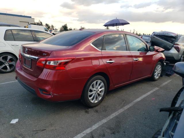  NISSAN SENTRA 2018 Бургунді