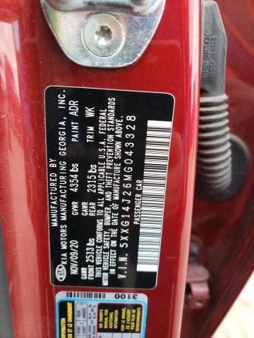 5XXG14J26MG043328 KIA K5 LXS