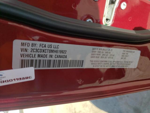2021 DODGE CHARGER R/ - 2C3CDXCT8MH619922