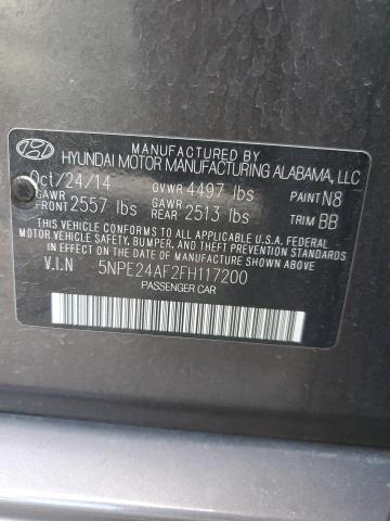2015 HYUNDAI SONATA SE - 5NPE24AF2FH117200