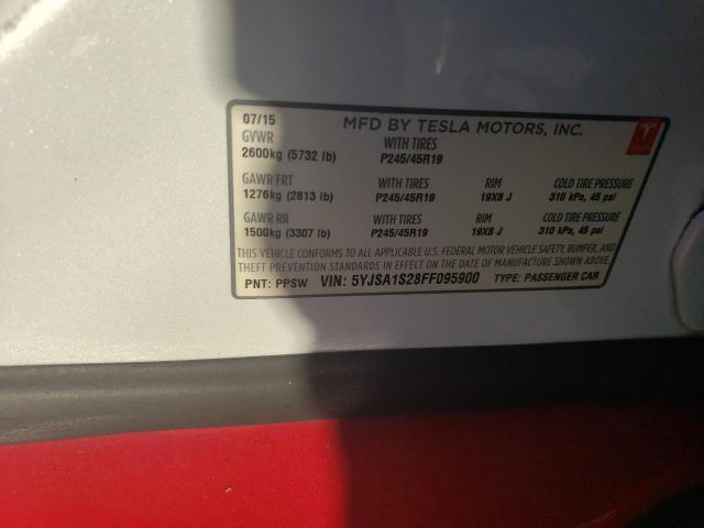 5YJSA1S28FF095900 | 2015 Tesla model s 70d