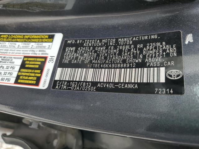 4T1BE46K49U888912 | 2009 Toyota camry base