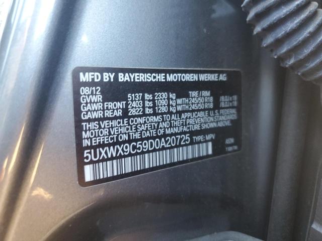 VIN 5UXWX9C59D0A20725 2013 BMW X3, Xdrive28I no.13