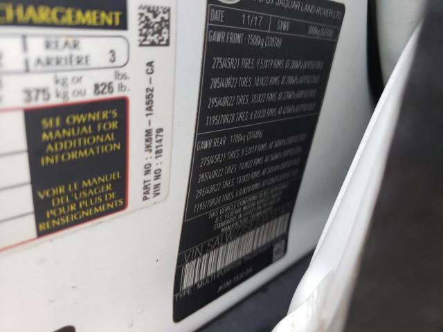 SALWZ2SE2JA181479 Land Rover Range Rover Sport Svr