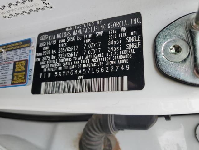 5XYPG4A57LG622749 KIA SORENTO S