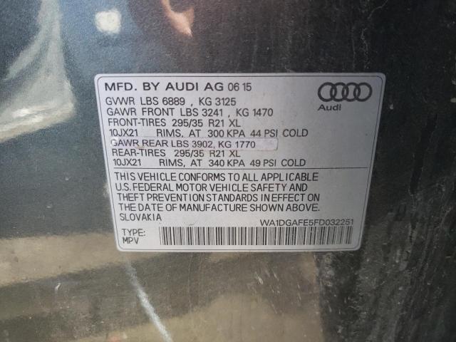 WA1DGAFE5FD032251 2015 AUDI Q7, photo no. 13