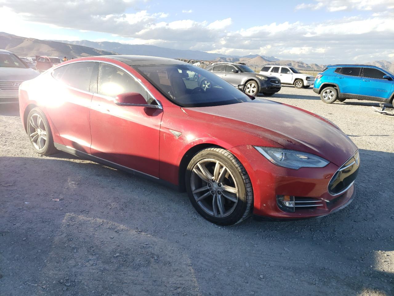 Lot #2192513248 2013 TESLA MODEL S