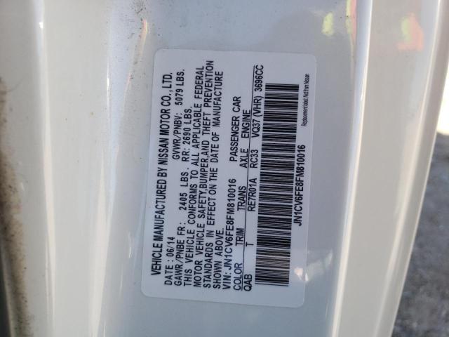 2015 INFINITI Q60 BASE JN1CV6FE8FM810016