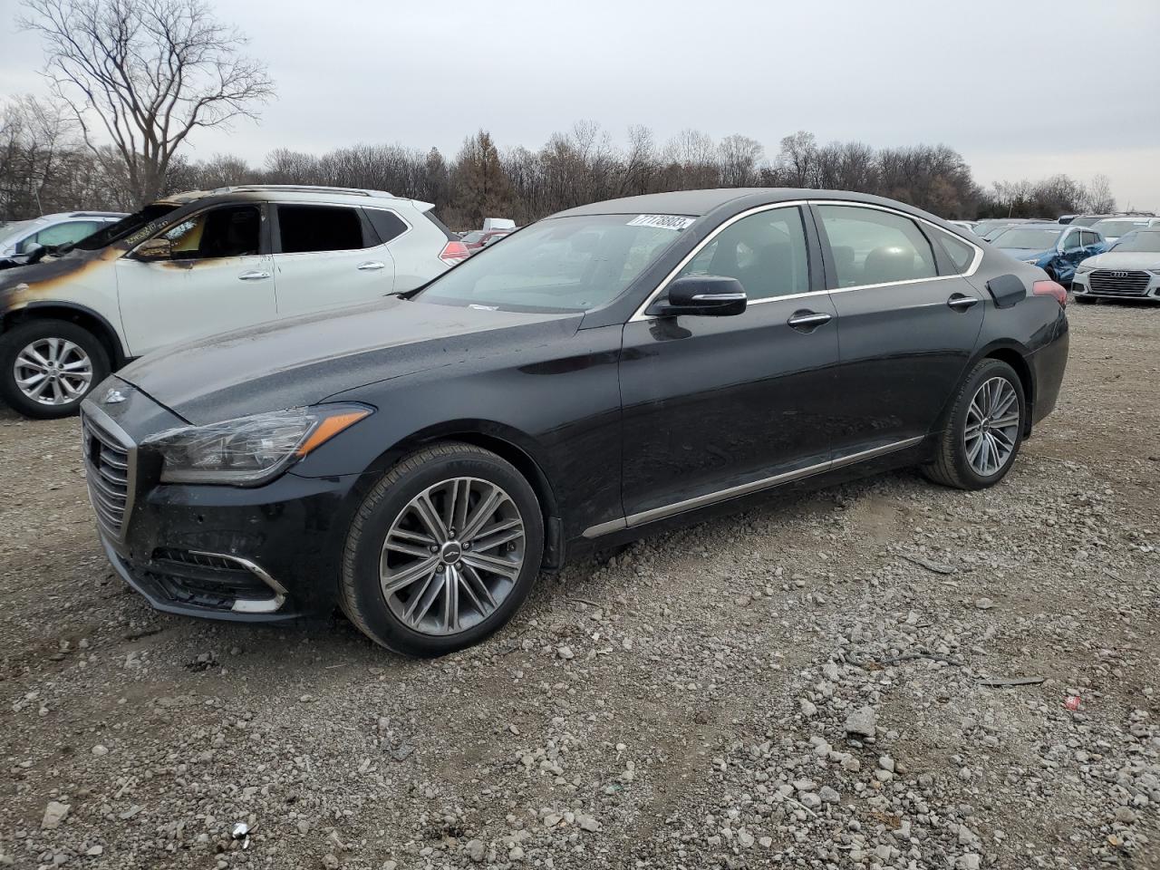 2018 Genesis G80 Base vin: KMHGN4JE6JU251435