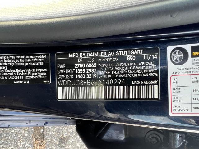 WDDUG8FB6FA148294 Mercedes-Benz S 550 4matic