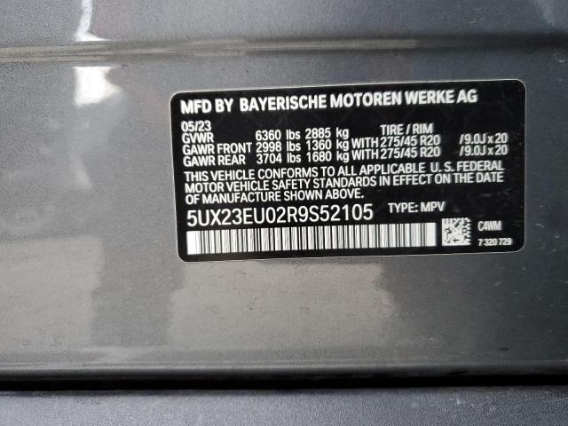 2024 BMW X5 XDRIVE4 - 5UX23EU02R9S52105