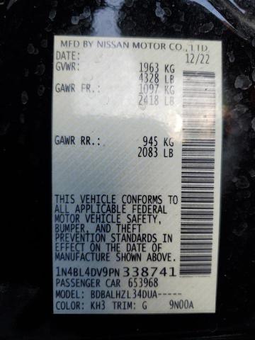 2023 NISSAN ALTIMA SV - 1N4BL4DV9PN338741