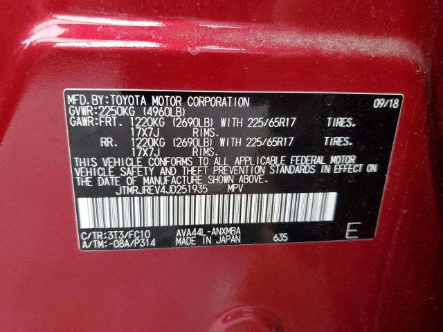 2018 TOYOTA RAV4 HV LE - JTMRJREV4JD251935