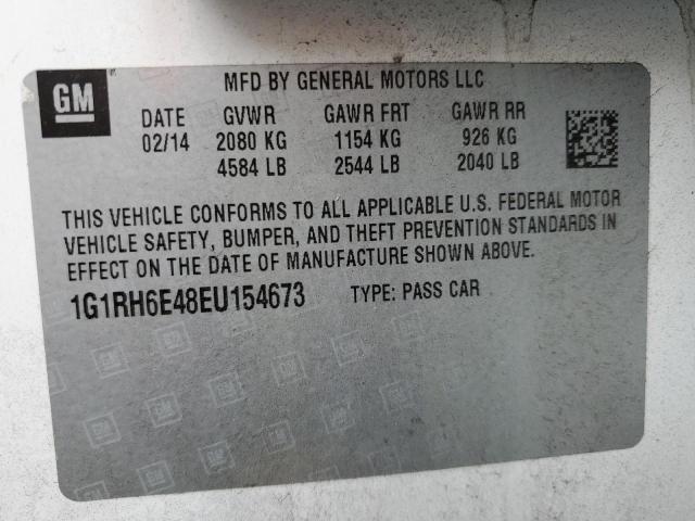 VIN 1G1RH6E48EU154673 2014 Chevrolet Volt no.13