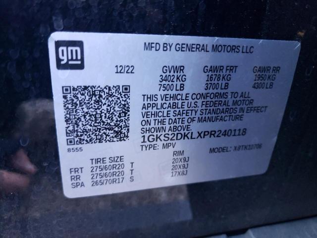  GMC YUKON 2023 Чорний