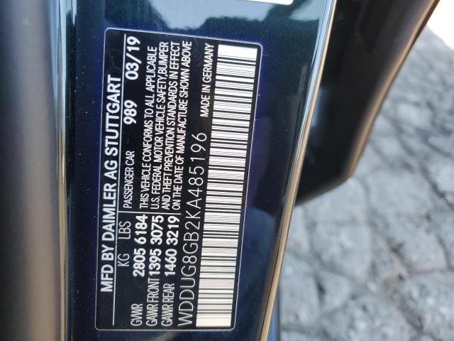 WDDUG8GB2KA485196 Mercedes-Benz S 560 4matic