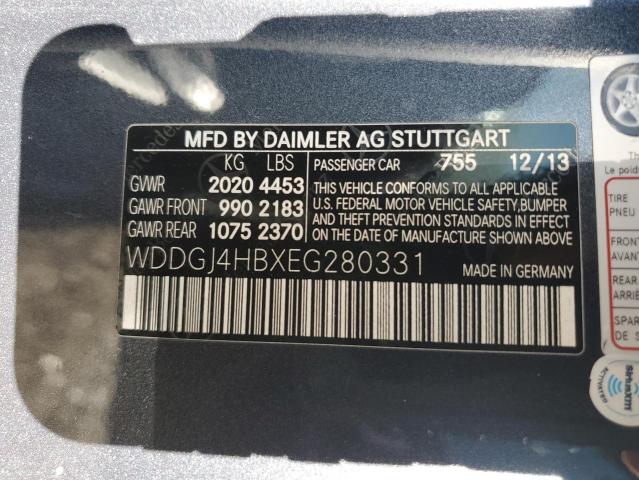 WDDGJ4HBXEG280331 Mercedes-Benz C 250