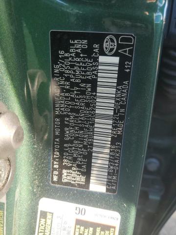 2016 TOYOTA COROLLA L - 2T1BURHE1GC625024