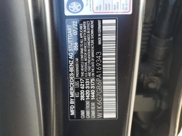 W1K6G7GB6PA169343 Mercedes-Benz S 580 4matic