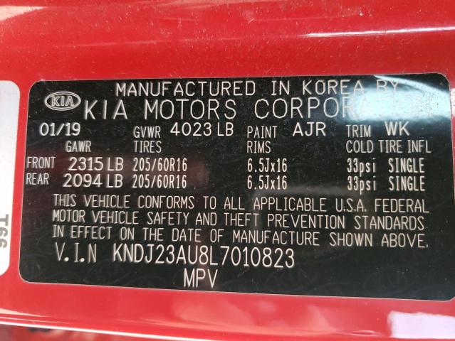 KNDJ23AU8L7010823 | 2020 KIA SOUL LX