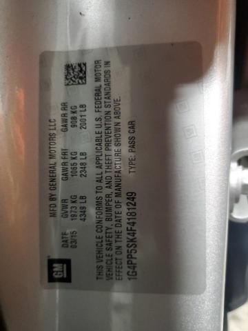 2015 BUICK VERANO - 1G4PP5SK4F4181249