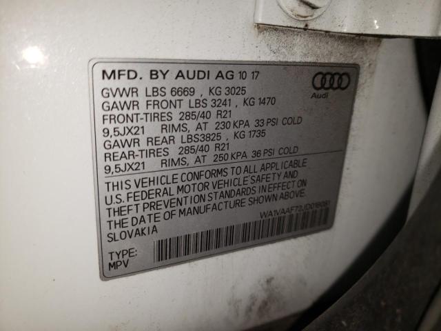 VIN WA1VAAF72JD018081 2018 Audi Q7, Prestige no.12