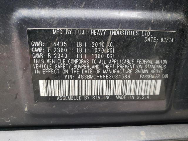 4S3BMCH68E3031588 Subaru Legacy 2.5i Sport