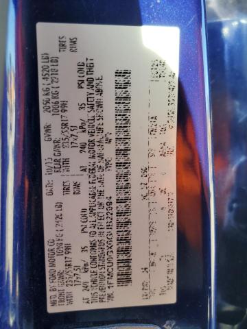 1FMCU0GX6GUB22994 Ford ESCAPE SE