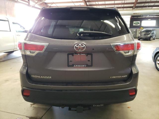 VIN 5TDDKRFH1ES024129 2014 Toyota Highlander, Limited no.6