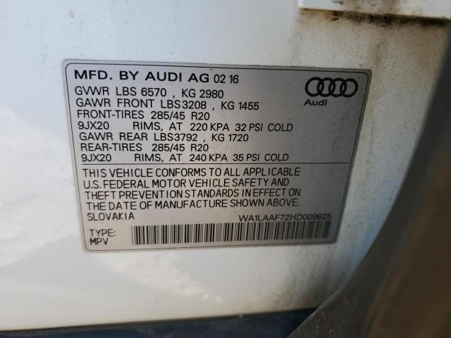 WA1LAAF72HD009625 2017 AUDI Q7, photo no. 12