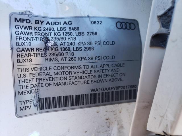 WA1GAAFY0P2017680 2023 AUDI Q5, photo no. 13