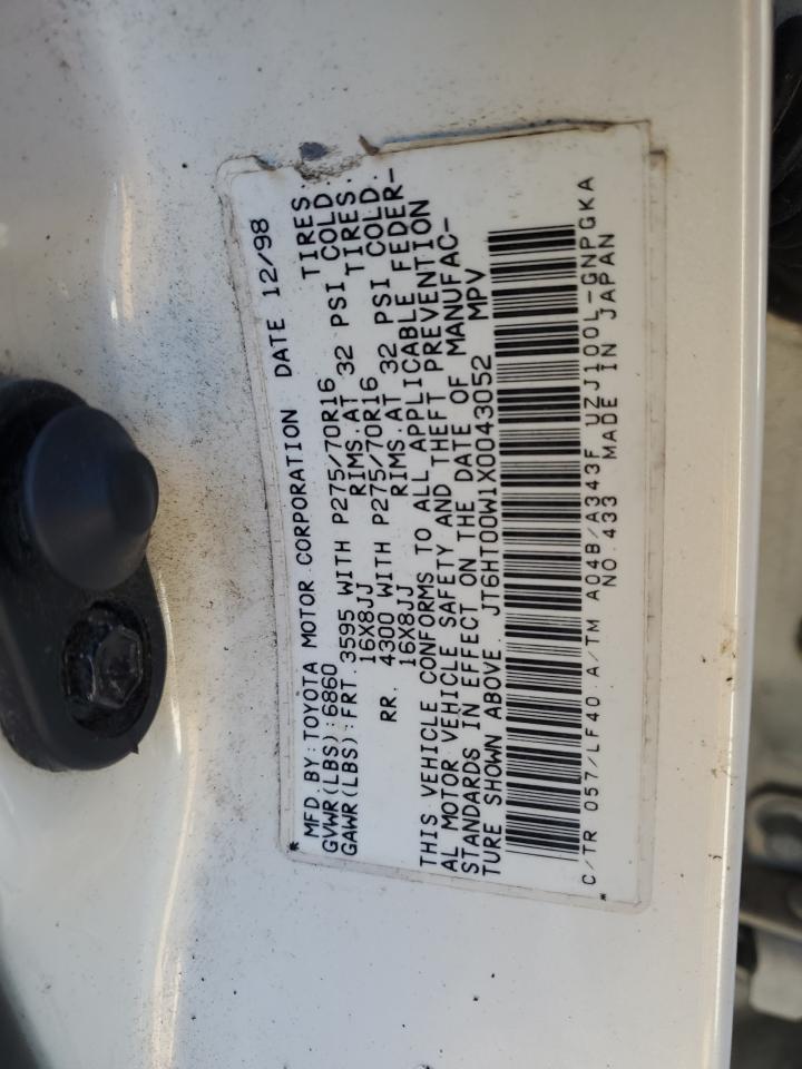 JT6HT00W1X0043052 1999 Lexus Lx 470