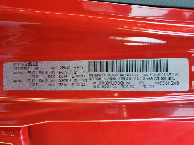 1C4HJXDN5JW283038 Jeep Wrangler Unlimited Sport
