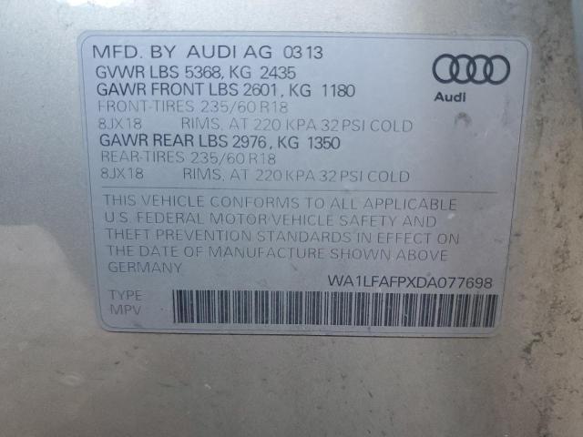 VIN WA1LFAFPXDA077698 2013 Audi Q5, Premium Plus no.12