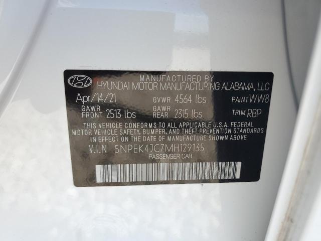 5NPEK4JC7MH129135 | 2021 HYUNDAI SONATA N L