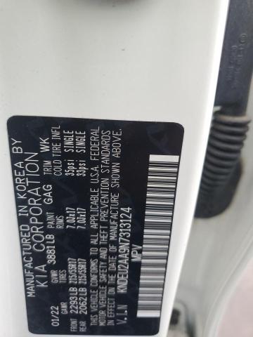 KNDEU2AA9N7313124 KIA SELTOS S