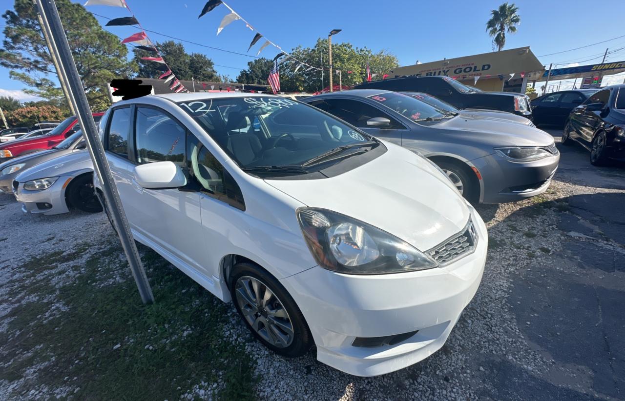 2012 Honda Fit Sport vin: JHMGE8H56CC018454