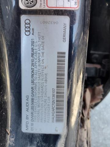 2016 AUDI S6 PRESTIG WAUH2AFC7GN136107