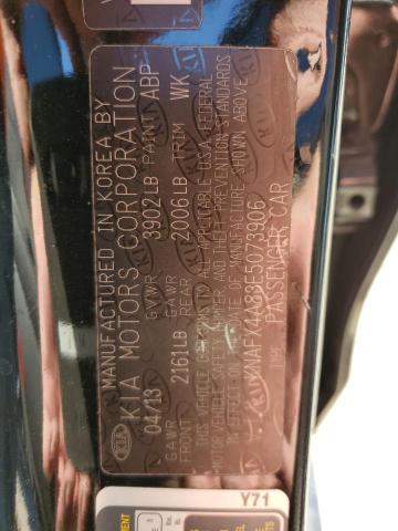 KNAFX4A83E5073906 KIA FORTE EX