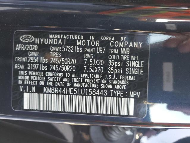 VIN KM8R44HE5LU158443 2020 HYUNDAI PALISADE no.14