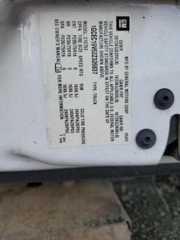 2002 Chevrolet Silverado C1500 VIN: 1GCEC19V62Z326837 Lot: 73389273