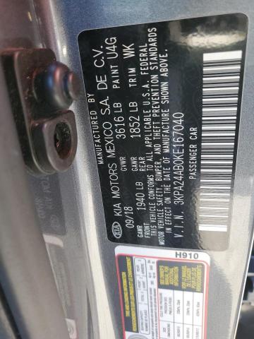 3KPA24AB0KE167040 KIA RIO S