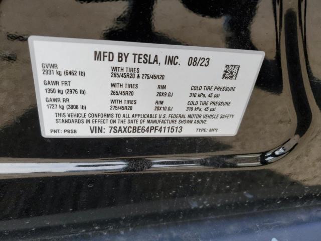  TESLA MODEL X 2023 Чорний